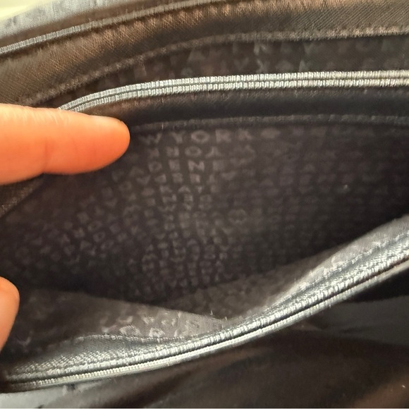 Kate Spade Black Leather Purse Crossbody Satchel Tote Bag Messenger Adjustable - Picture 10 of 14